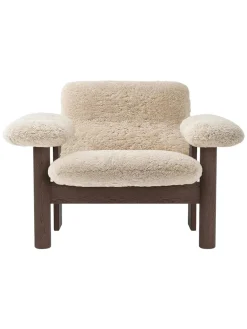 Brasilia Lounge Chair, low back, sheepskin fra<Audo Copenhagen Clearance