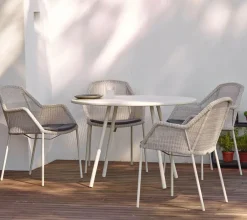 Breeze Havestol m. Armlæn, stabelbar fra<Cane-line Online