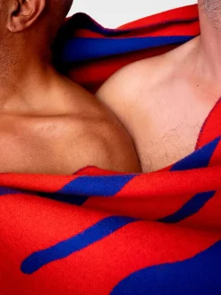 Brush Plaid, blue/red fra<raawii Discount