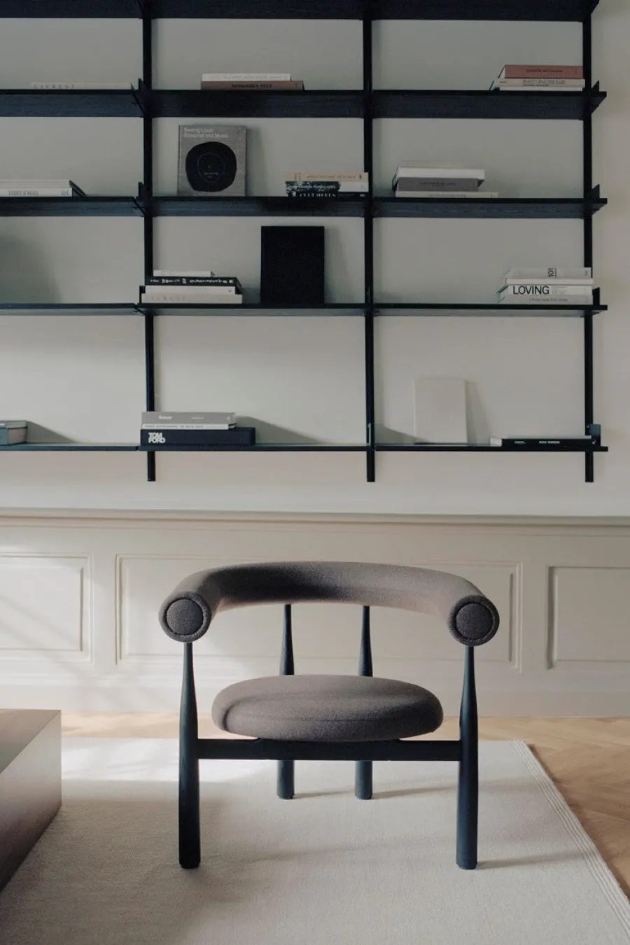 Bukowski Loungestol, sort bøg fra<New Works Outlet