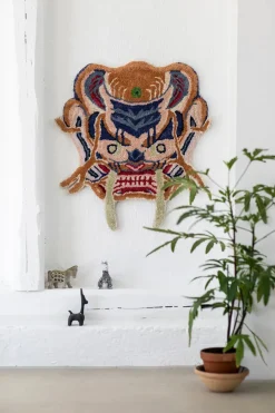 Burma Dragon Face Rug fra<Bongusta Outlet