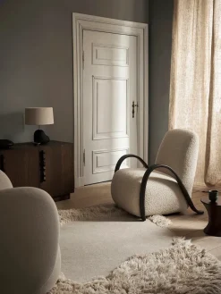 Buur Lounge Chair, nordic bouclé fra<Ferm Living Discount