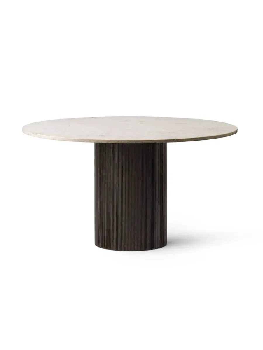 Cabin bord Ø130, beige marmor fra<Vipp Online