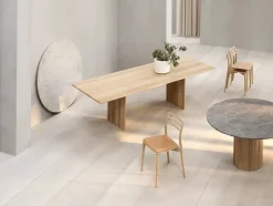 Cabin bord Ø130, grå marmor fra<Vipp Outlet