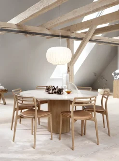 Cabin bord Ø150, grå marmor fra<Vipp Discount