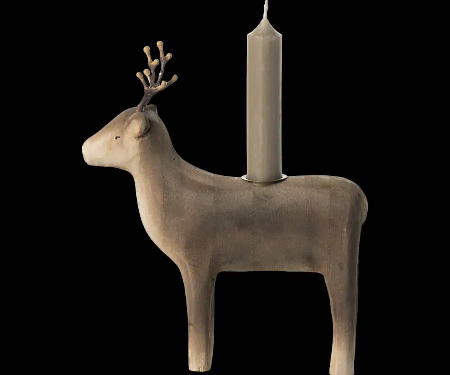 Candle holder, Rensdyr - stor fra<Maileg Outlet