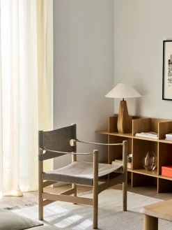 Canvas 21 stol, røget olieret eg af Børge Mogensen<Fredericia Furniture Sale