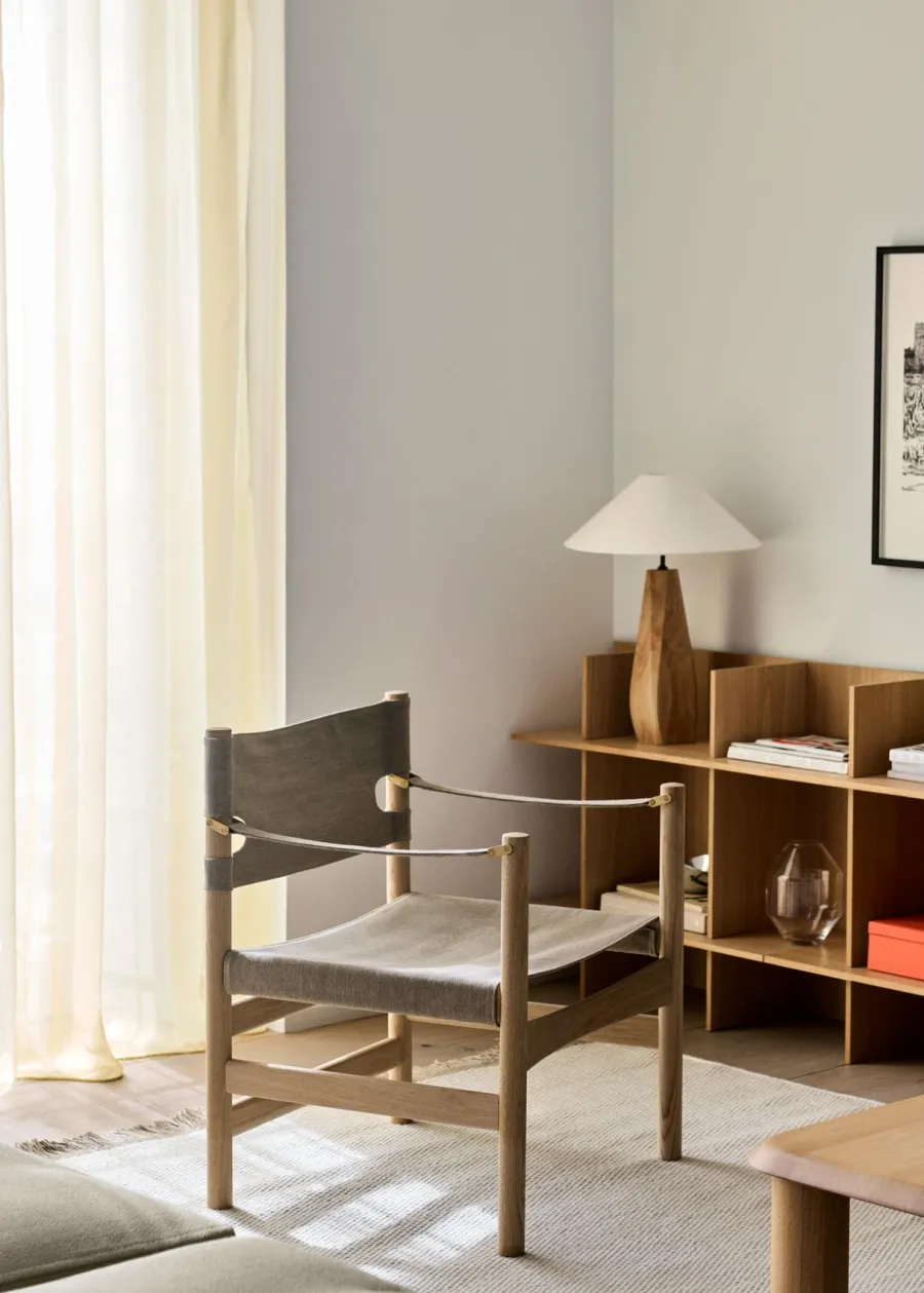 Canvas 21 stol, sæbebehandlet af Børge Mogensen<Fredericia Furniture