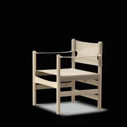 Canvas 21 stol, sæbebehandlet af Børge Mogensen<Fredericia Furniture