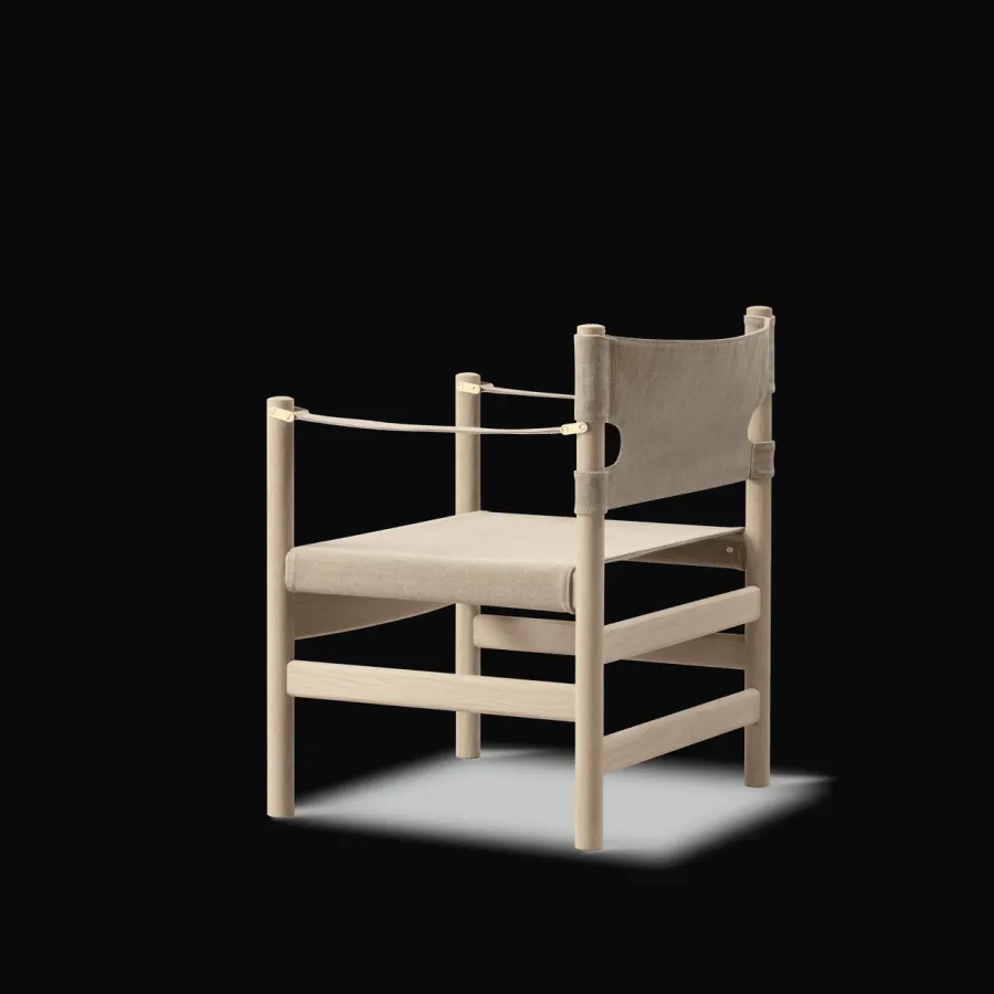 Canvas 21 stol, sæbebehandlet af Børge Mogensen<Fredericia Furniture