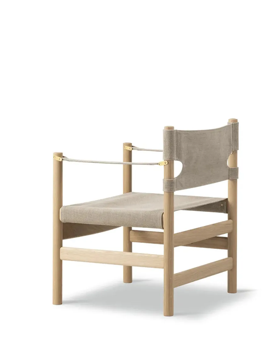 Canvas 21 stol, sortlakeret eg af Børge Mogensen<Fredericia Furniture Sale