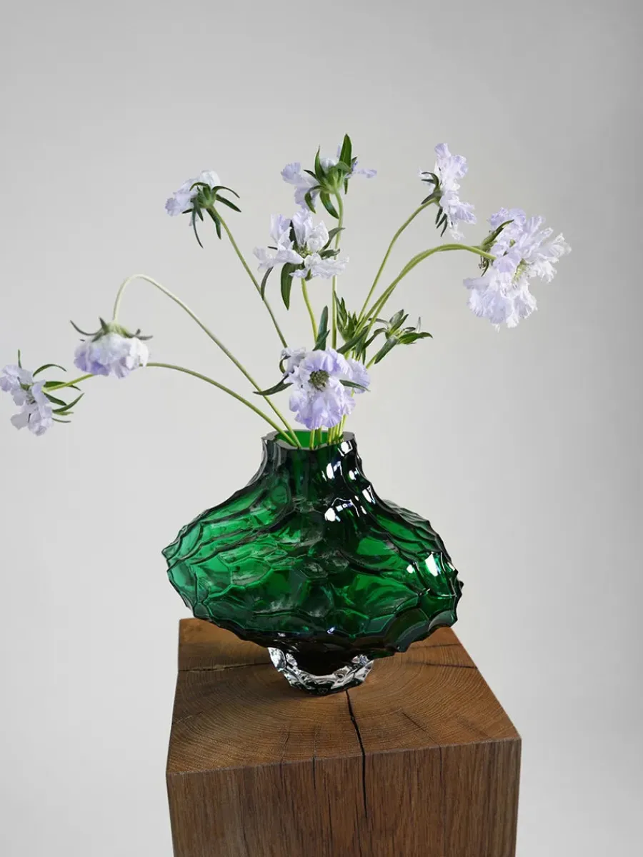 Canyon Vase Large, smoke fra<Hein Studio Hot