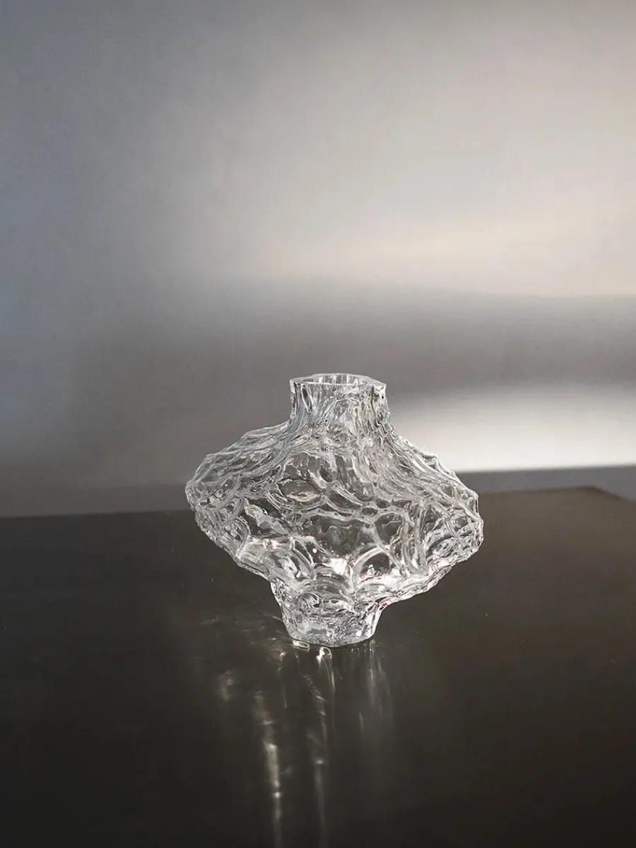 Canyon Vase Large, smoke fra<Hein Studio Hot