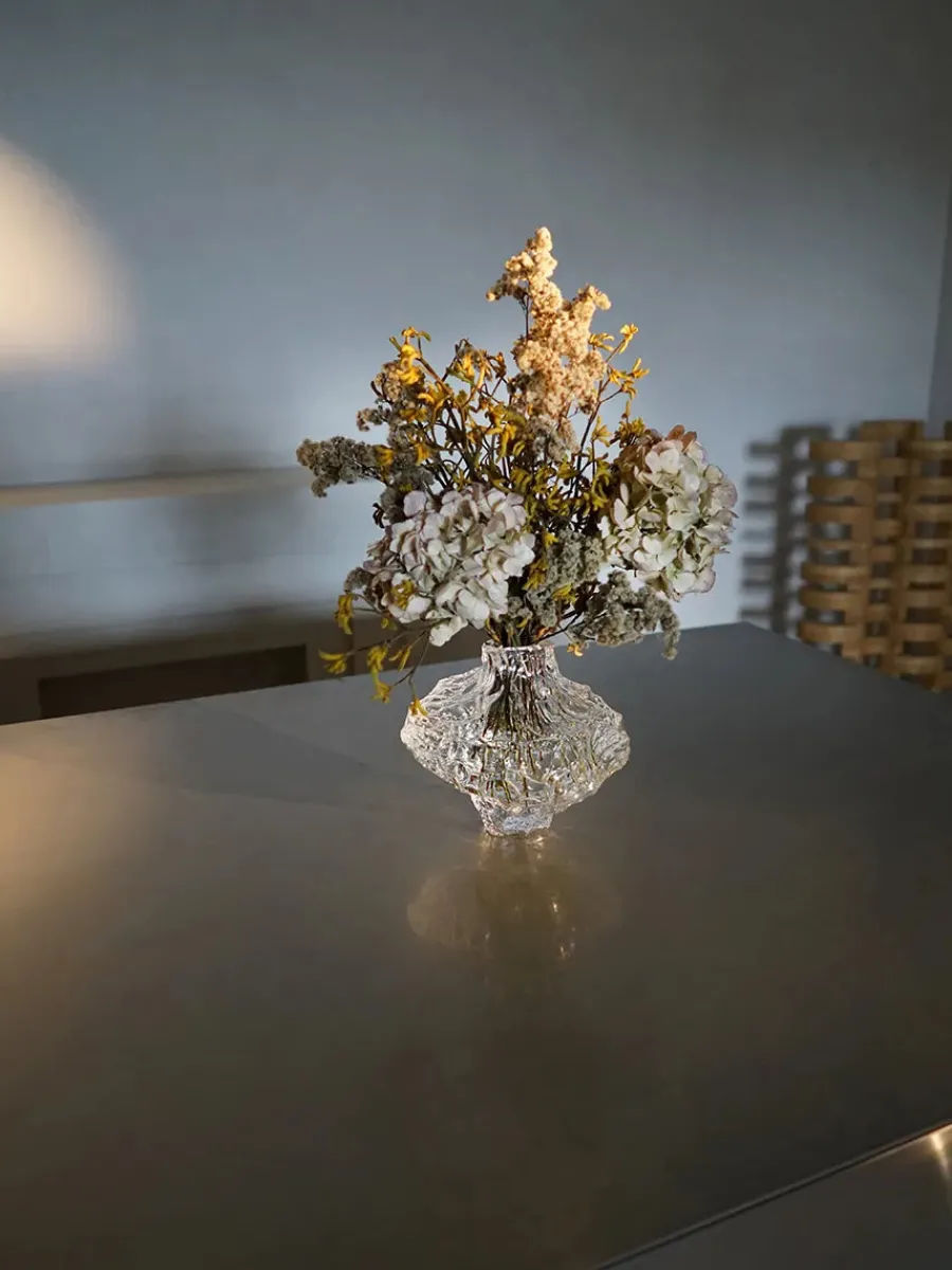 Canyon Vase Large, smoke fra<Hein Studio Hot