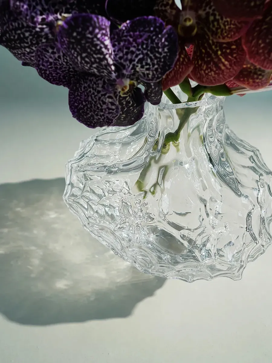 Canyon Vase Large, smoke fra<Hein Studio Hot