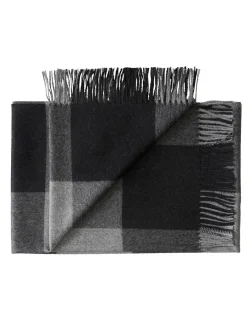 Caracas Plaid, black fra<Silkeborg Uldspinderi Best