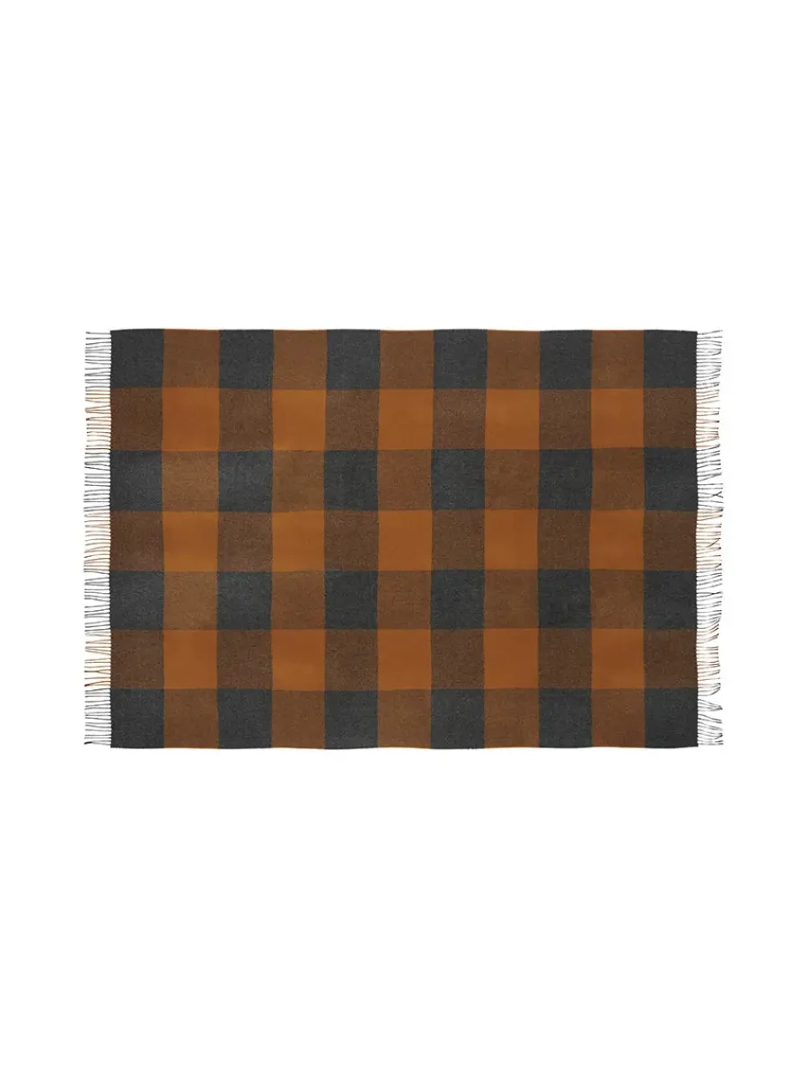 Caracas Plaid, marina fra<Silkeborg Uldspinderi Online