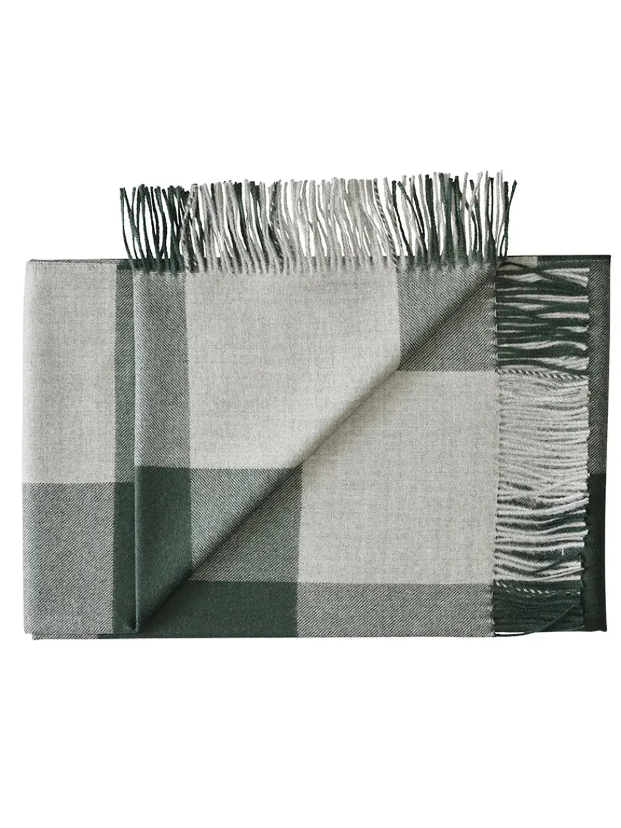 Caracas Plaid, marina fra<Silkeborg Uldspinderi Online