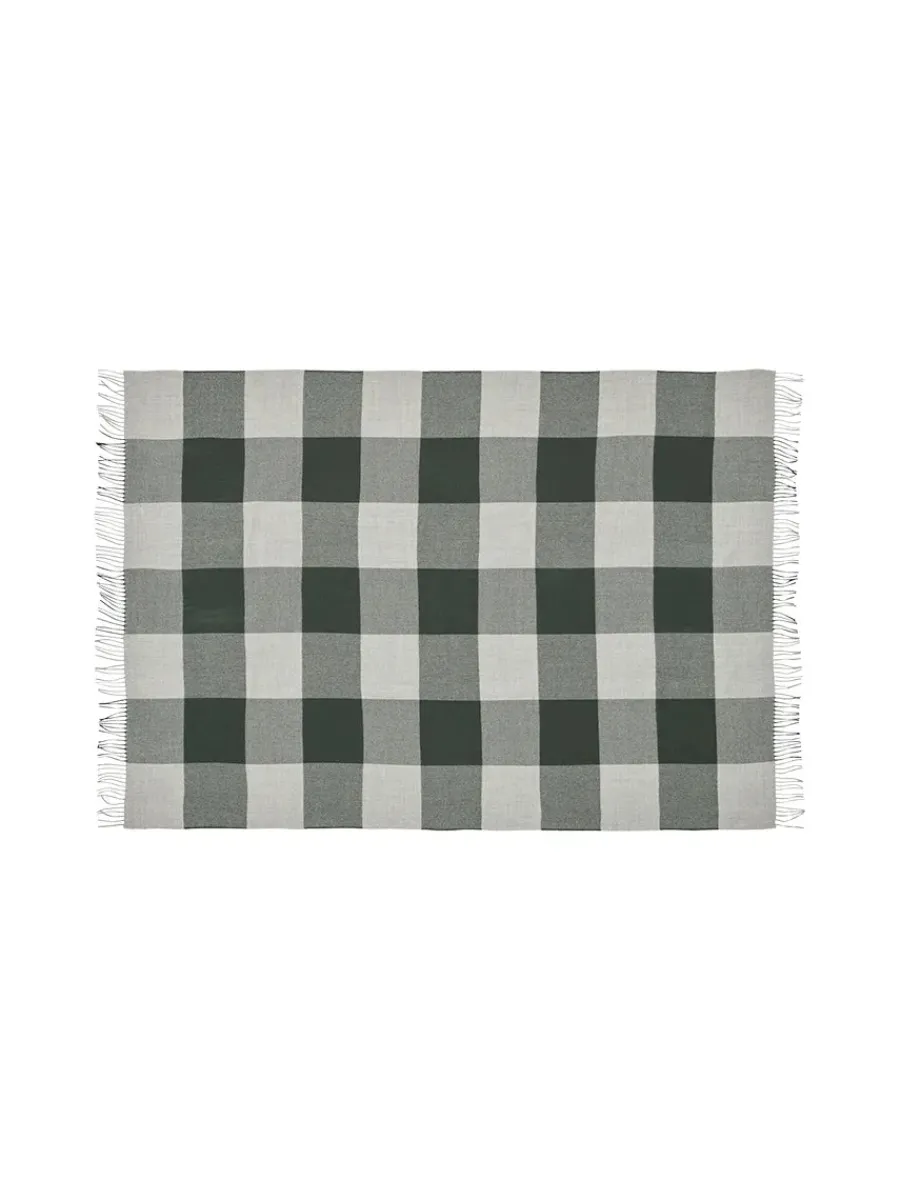 Caracas Plaid, marina fra<Silkeborg Uldspinderi Online