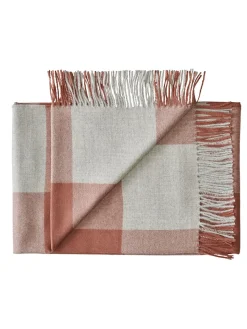 Caracas Plaid, marina fra<Silkeborg Uldspinderi Online