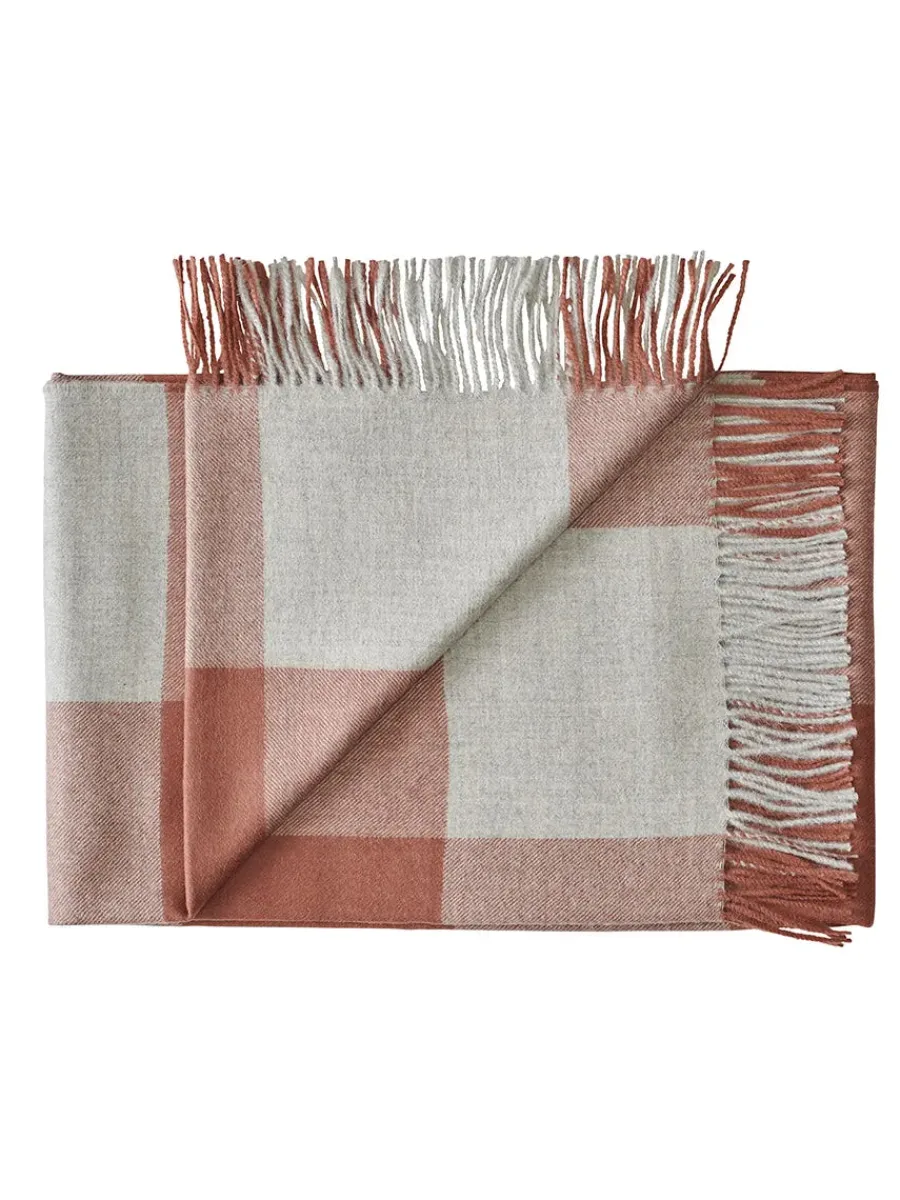 Caracas Plaid, marina fra<Silkeborg Uldspinderi Online