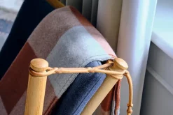 Caracas Plaid, marina fra<Silkeborg Uldspinderi Online