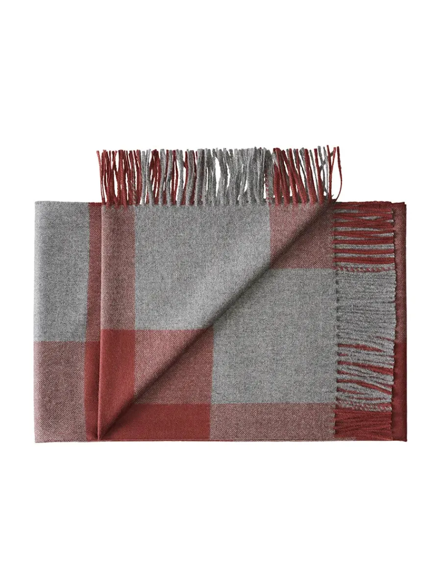 Caracas Plaid, marina fra<Silkeborg Uldspinderi Online