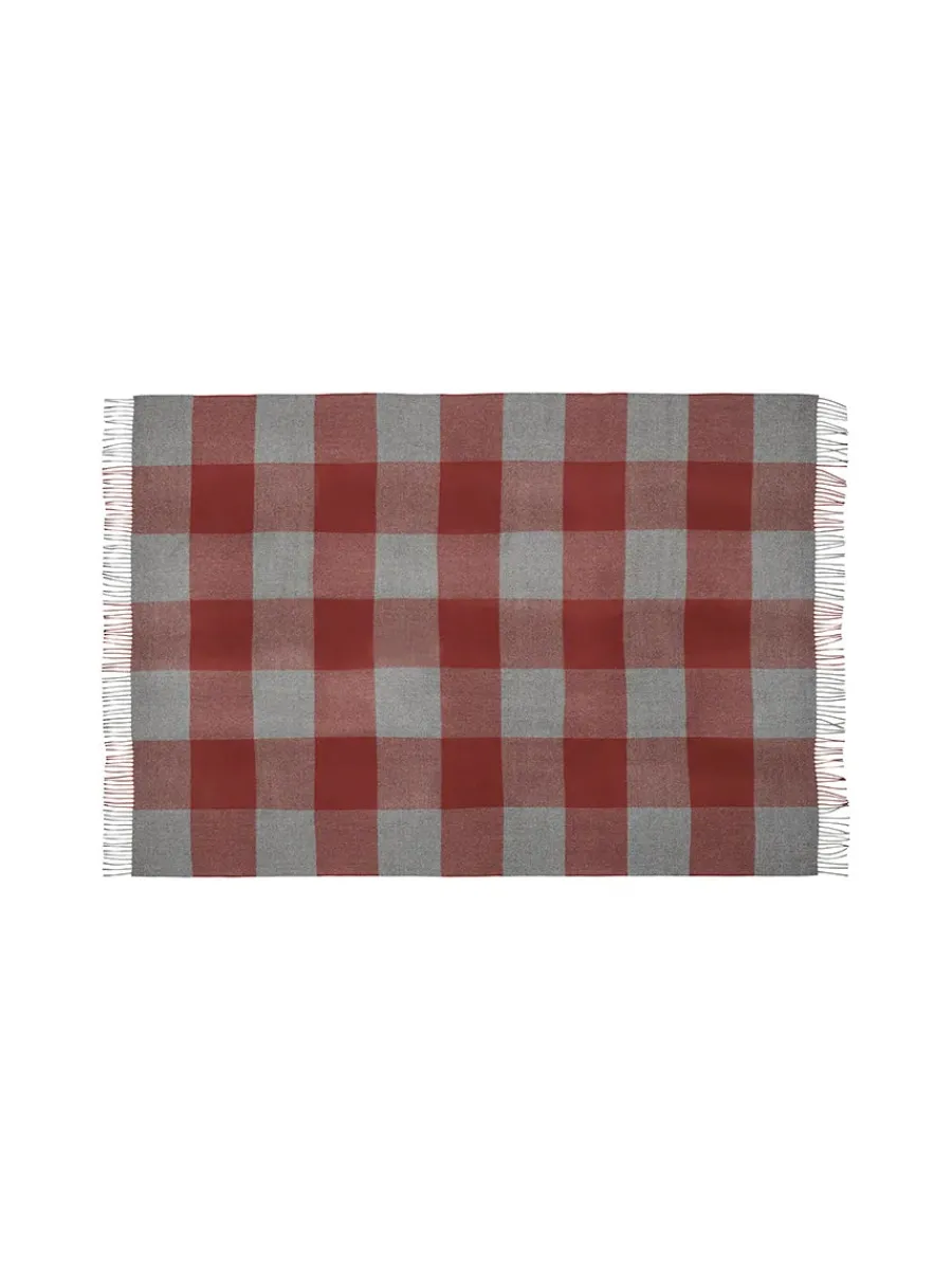 Caracas Plaid, marina fra<Silkeborg Uldspinderi Online