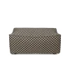 Catena Pouf L501 Check, sand/black fra<Ferm Living Discount