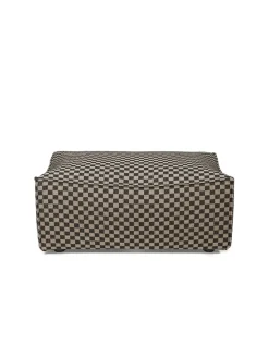 Catena Pouf L501 Check, sand/black fra<Ferm Living Discount
