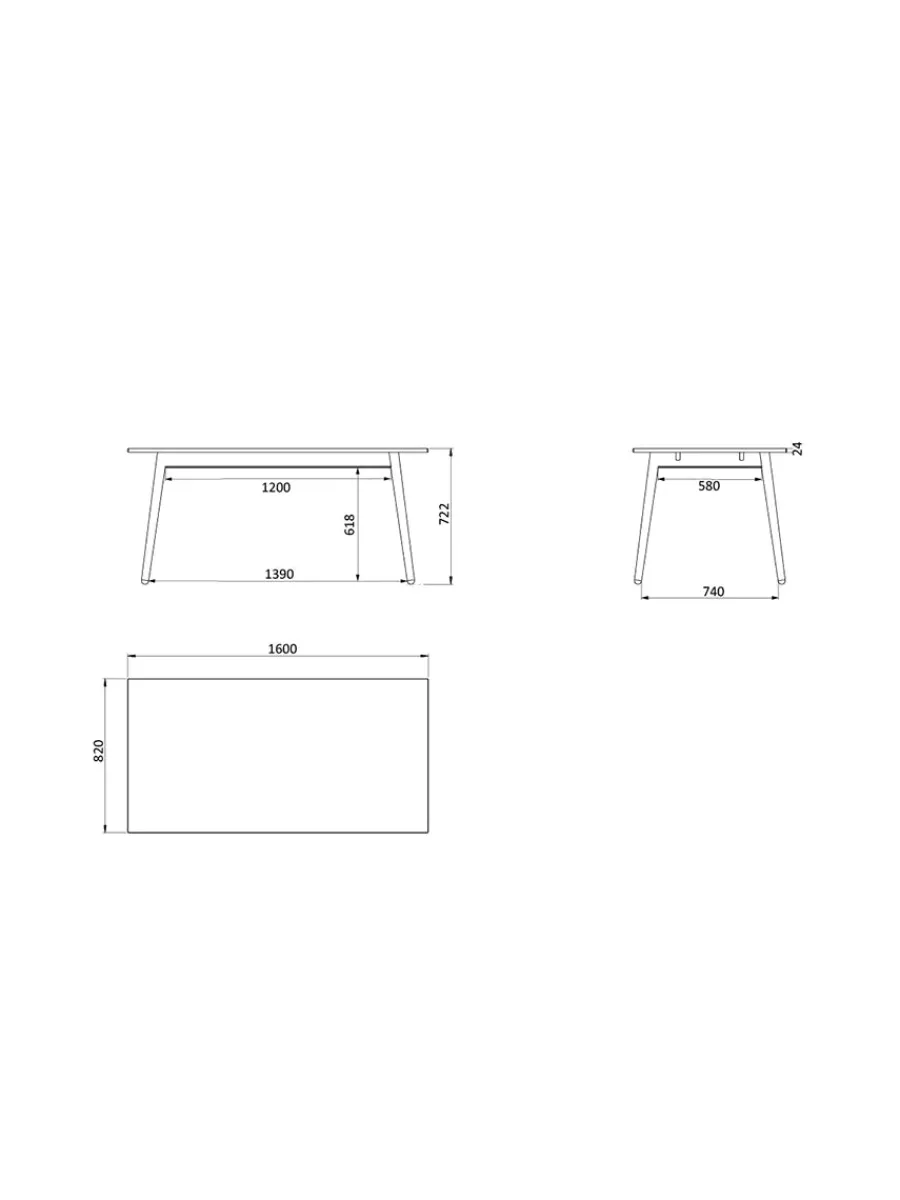 C35B Spisebord fra<FDB Møbler
