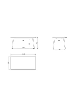 C35B Spisebord fra<FDB Møbler