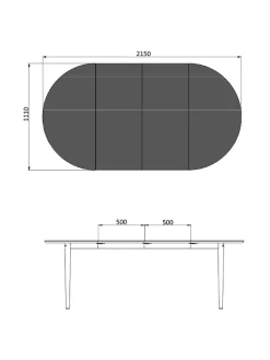 C62E Spisebord fra<FDB Møbler Online