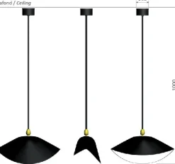 Ceiling Lamp Bookshelves af Serge Mouille<Editions Serge Mouille Discount