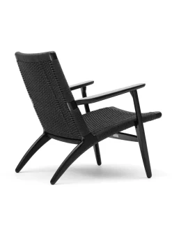 CH25 Loungestol, eg hvidolie af Hans J. Wegner<Carl Hansen & Søn New
