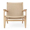 CH25 Loungestol, eg olie af Hans J. Wegner<Carl Hansen & Søn Hot