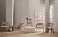 CH25 Loungestol, eg olie af Hans J. Wegner<Carl Hansen & Søn Hot
