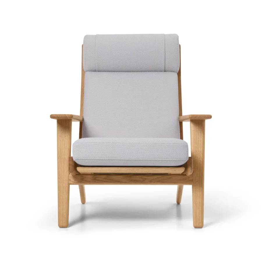 CH291 loungestol, eg olie af Hans J. Wegner<Carl Hansen & Søn