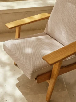 CH291 loungestol, eg olie af Hans J. Wegner<Carl Hansen & Søn
