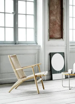 CH25 Loungestol, valnød olie af Hans J. Wegner<Carl Hansen & Søn Hot