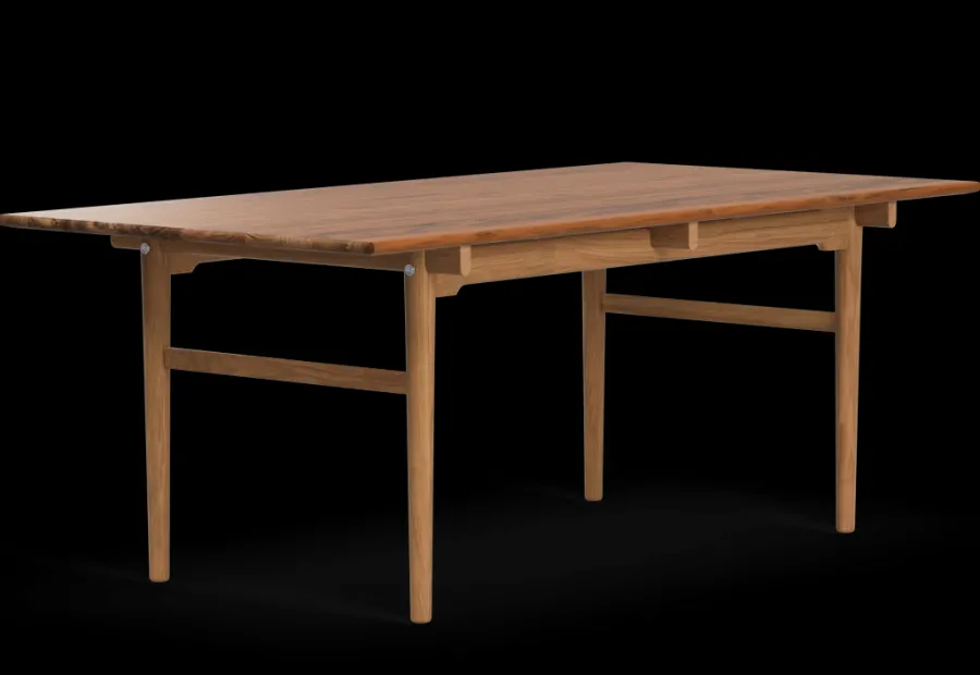 CH327 Spisebord Teak Mix, 190 cm fra<Carl Hansen & Søn