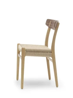 CH23 Spisestol, eg hvidolie af Hans J. Wegner<Carl Hansen & Søn