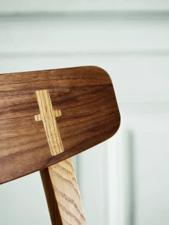 CH23 Spisestol, sort eg med sort flet af Hans J. Wegner<Carl Hansen & Søn