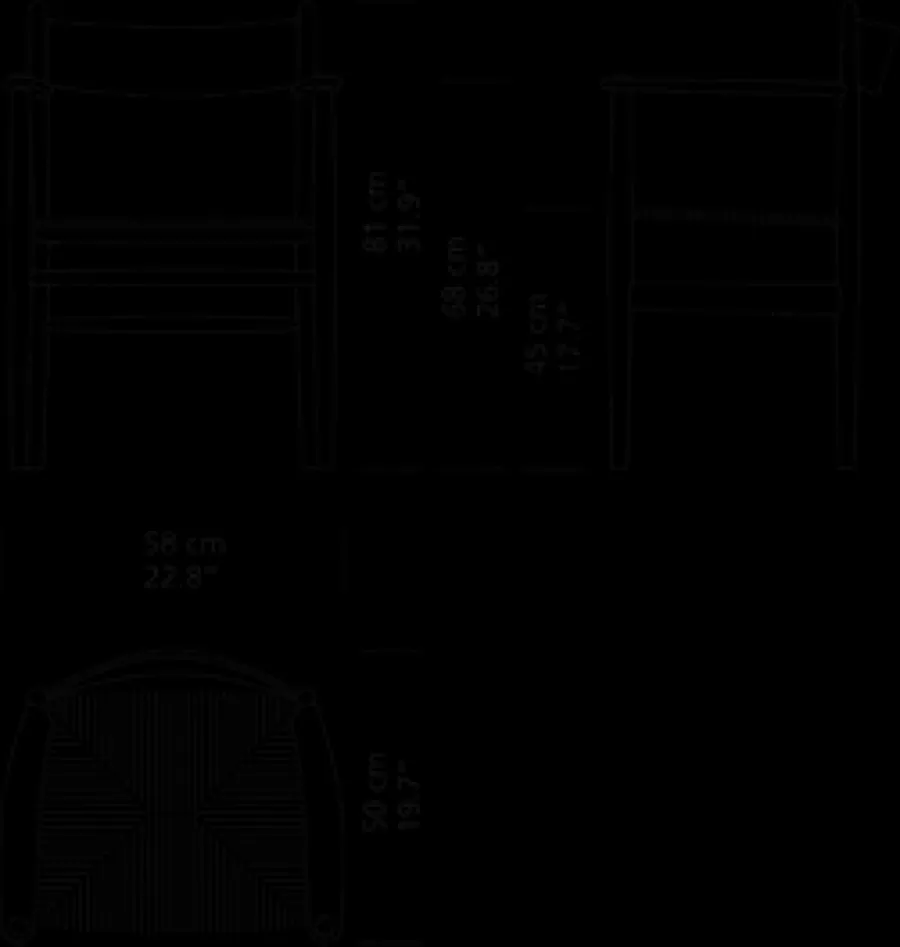 CH37 Stolen af Hans J. Wegner<Carl Hansen & Søn Outlet