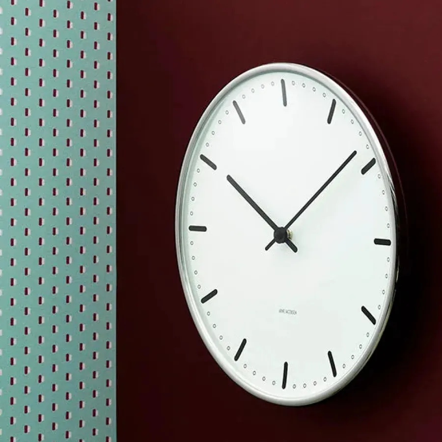City hall vægur af Arne Jacobsen (Ø: 16)<Arne Jacobsen Clocks Clearance