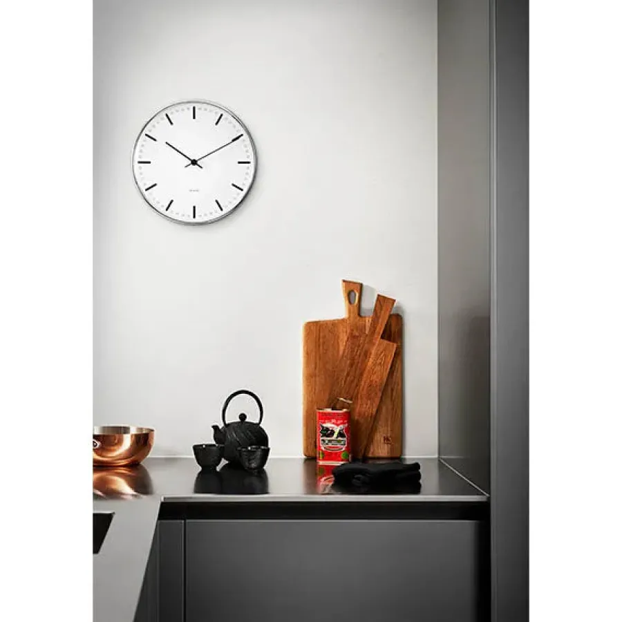City hall vægur af Arne Jacobsen (Ø: 29)<Arne Jacobsen Clocks Hot