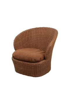 Coast Loungestol med. Swivel, umber brown fra<Cane-line Sale