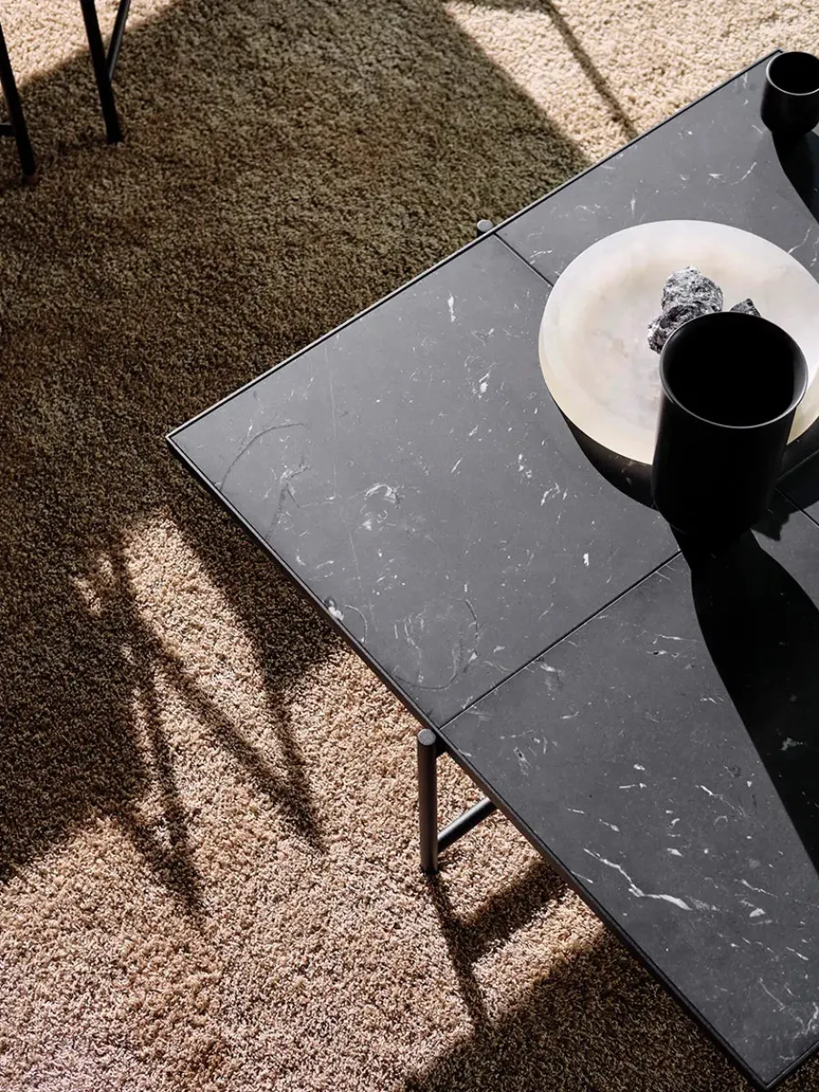 Coffee Table 90, sort marmor fra HANDVÄRK<Handvärk Sale