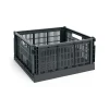 Colour Crate Large Square, Charcoal fra<HAY Hot