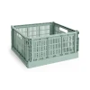 Colour Crate Large Square, Sage green fra<HAY Clearance